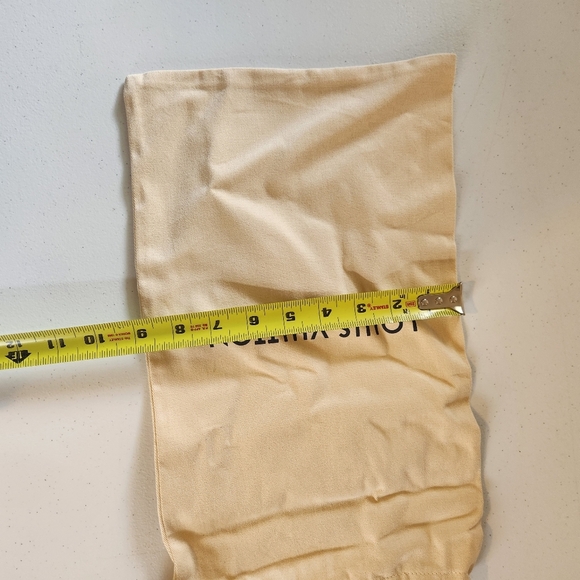 Louis Vuitton Dust Bag Travel Shoes Belt Accessories Jewelry 8.75" x 15" Storage - Picture 5 of 5